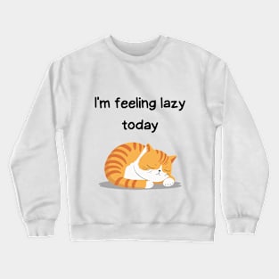 Sleeping Affirmation Cat | Cat Lover Gift | Law of Attraction | Positive Affirmation | Self Love Crewneck Sweatshirt